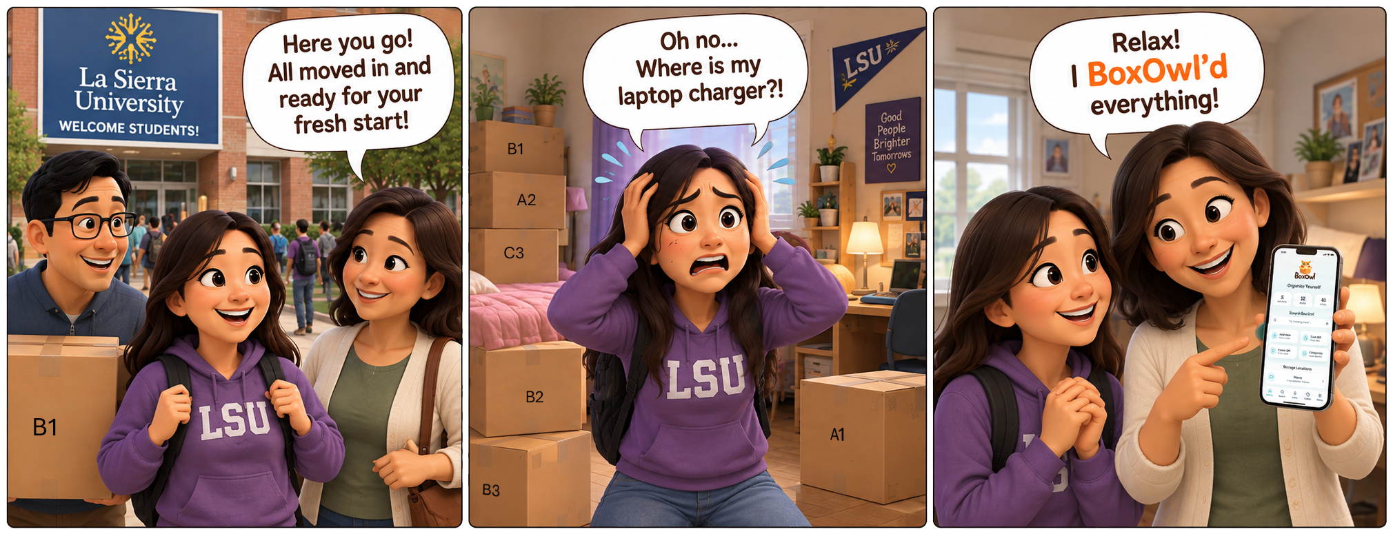 Did you BoxOwl it? Garage organization comic